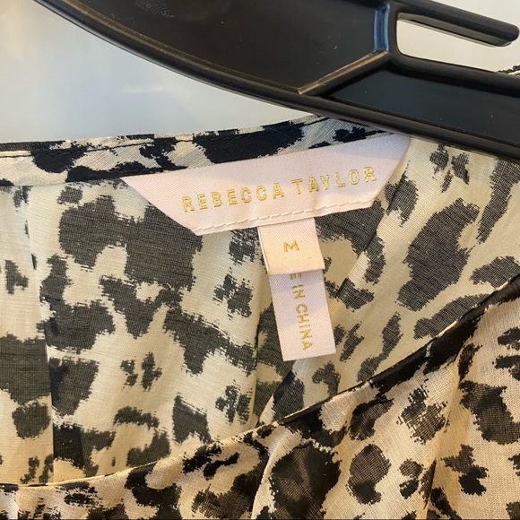 NWOT!! Rebecca Taylor Smocked Blouse - Picture 4 of 5